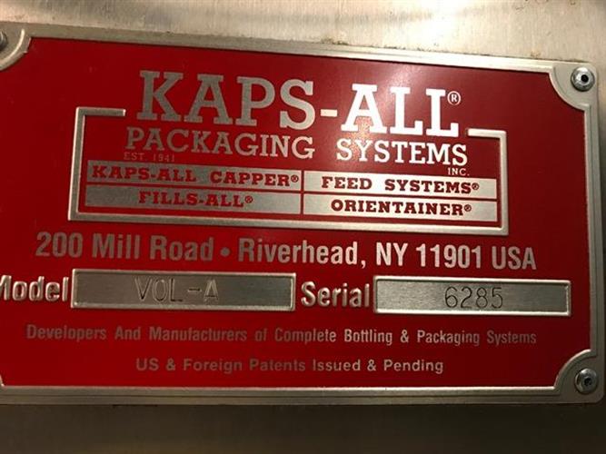 Kaps All Fills-All Model VOL-A 4-Piston Filler