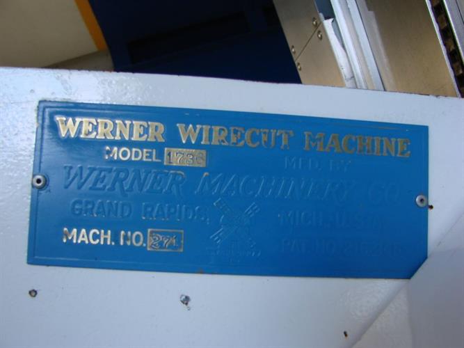 Werner 18” Wide Wire-Cut Extruder for Pans