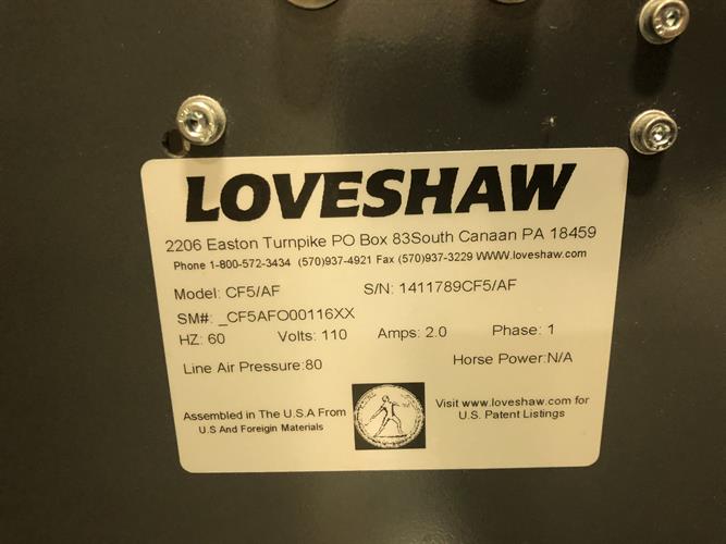 Loveshaw model CF5/AF Semi-Automatic Case Former