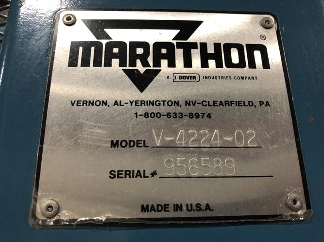 Marathon model V-4224-02 Vertical cardboard Baler