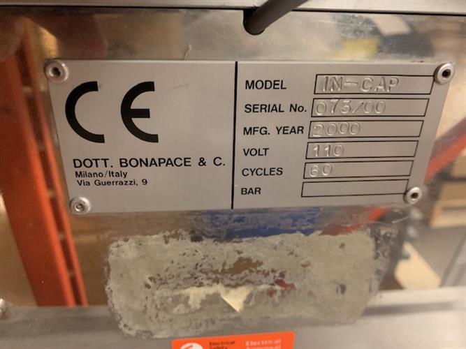 Dott Bonapace In-Cap automatic encapsulator