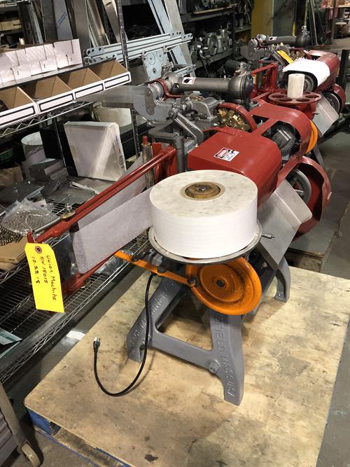 Package Machinery model K Cut and Wrap Machine with Steel Jaw Twisters