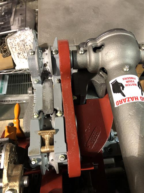 Package Machinery model K Cut and Wrap Machine with Steel Jaw Twisters