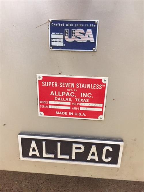 Allpac Model S7 High Speed Flow Wrapper