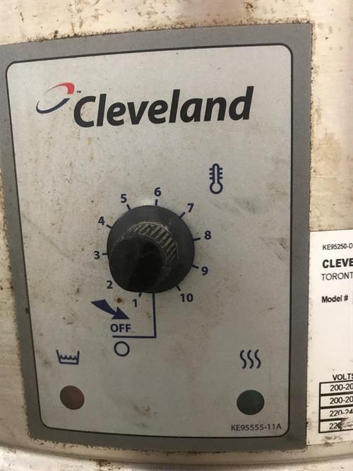 Cleveland Model KEL-40 40 Gallon Electric Stainless Steel Cooking Kettle