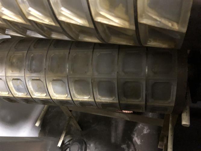 Rotary Molder 18" wide with Tray Feeder