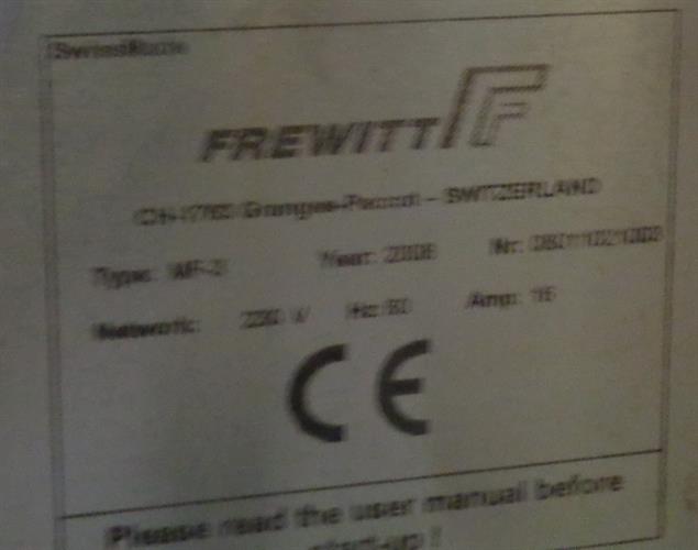 Frewitt Model MF-3 Oscillating Granulator