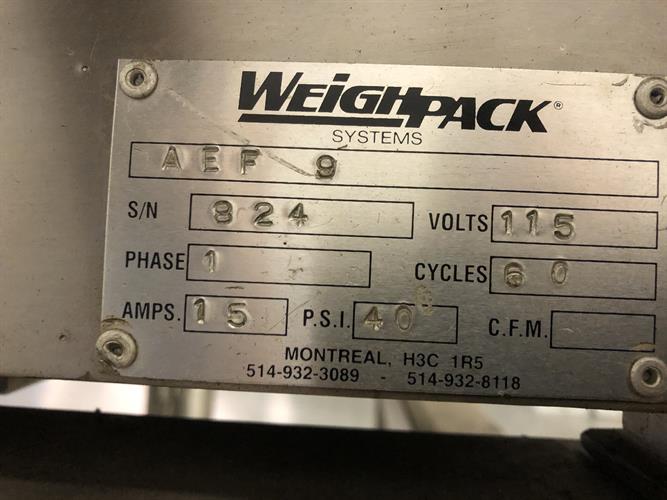 Weighpack Multitrix model AEF-9 3-Scale Linear Weigher