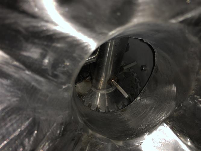 Sugar Mill Stainless Steel with 5” diameter rotor with plate