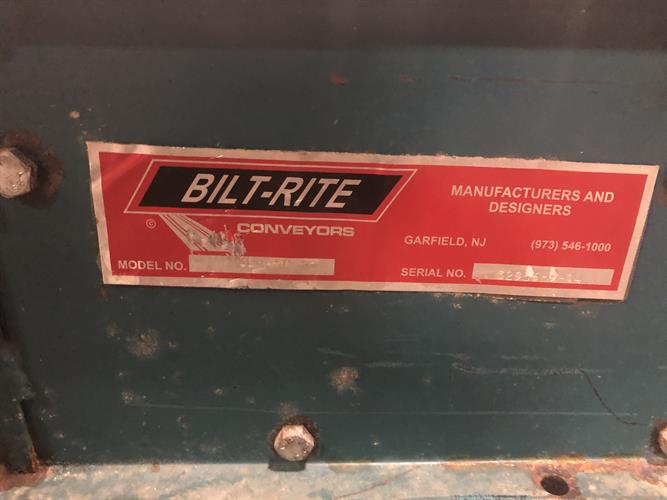Bilt-Rite 12&quot; wide Cleated Inclined Conveyor