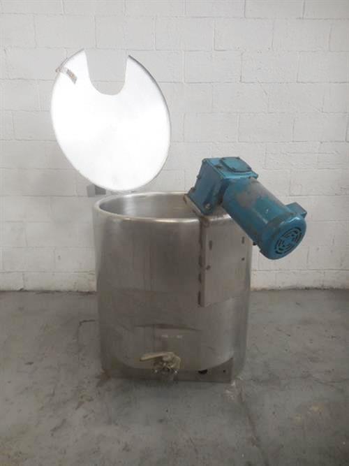 Vulcan Hart model KST-80 80 Gallon Stainless Steel Jacketed Tank with Mixer