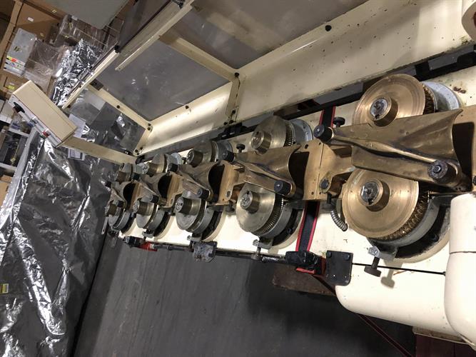 Rose Forgrove 5-stage rope sizer with cluster sizing station with ...