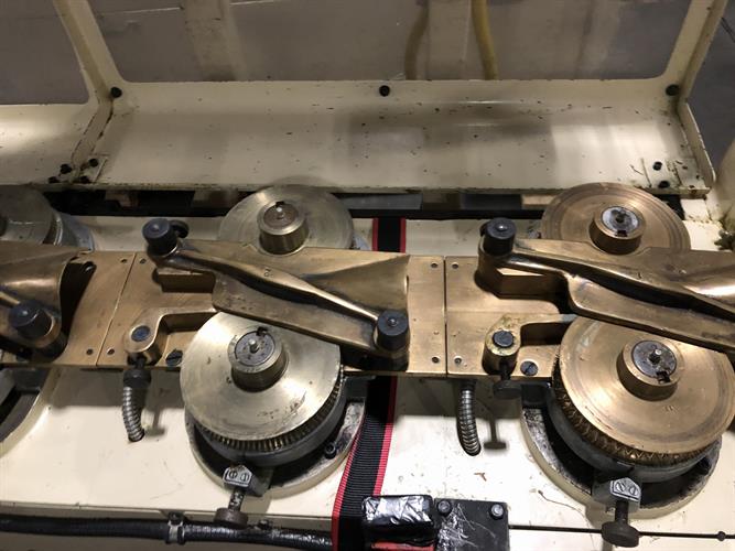 Rose Forgrove 5-stage rope sizer with cluster sizing station with ...
