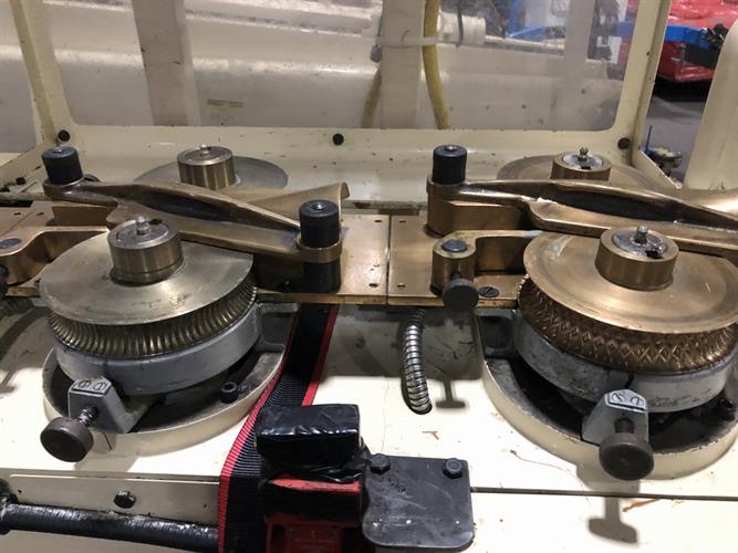 Rose Forgrove 5-stage rope sizer with cluster sizing station with ...