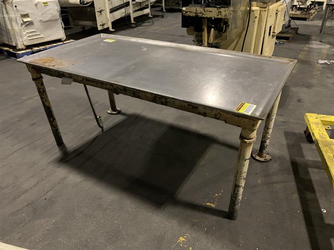 Carbon Steel 3 x 6 ft Water Cooled Table | Processing + Packaging ...