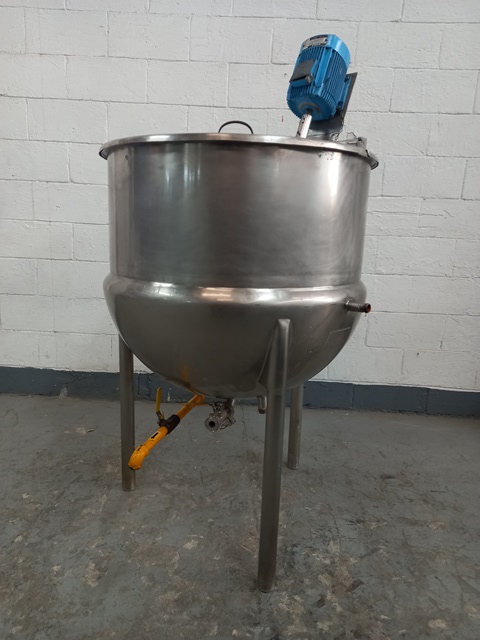 Stainless steel  85  gallon jacketed cooking &amp; mixing kettle