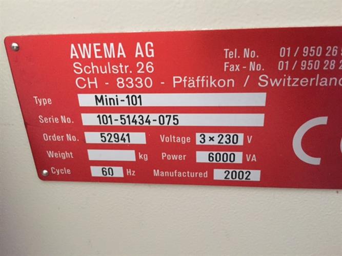 Awema Mini-101 One Shot Depositor