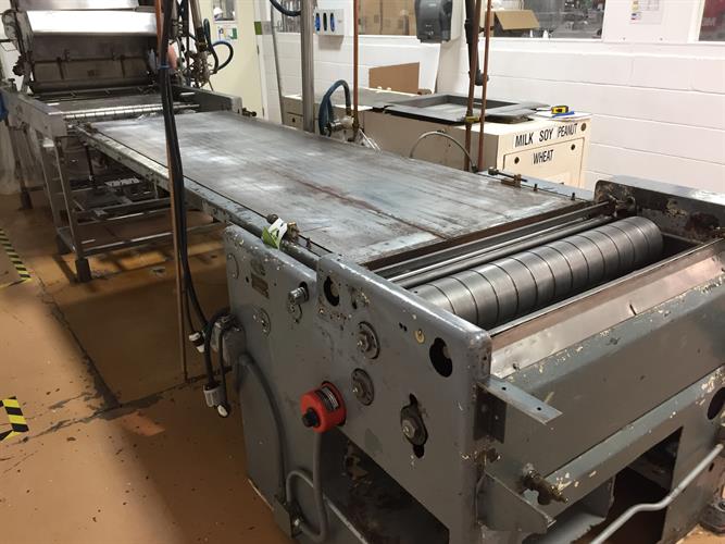 34&quot; Enrobing line with Sollich Cooling Tunnel &amp; Tempering Unit