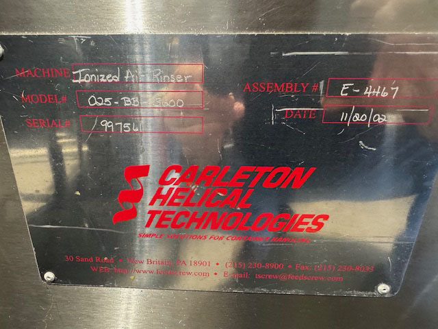 Carleton Helical Technologies Ionized Air Rinser