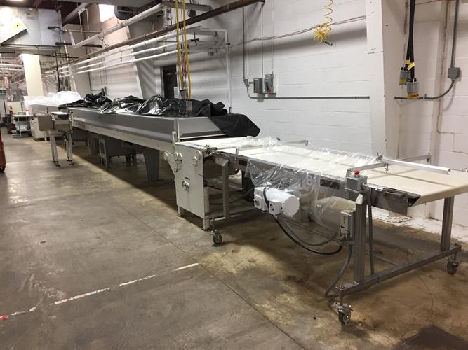 34&quot; Enrobing line with Sollich Cooling Tunnel &amp; Tempering Unit