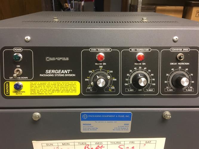 Sergeant L-Bar Sealer with Shrink Tunnel